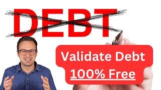 Free Debt Validation Letter Template: DIY - Walkthrough - Takes 3 Minutes
