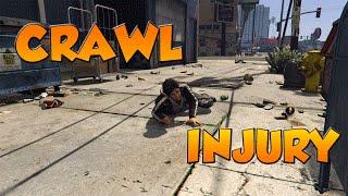 GTA 5 PC MODS - CRAWL INJURY