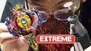 DANGEROUS HAND TOOLS + BEYBLADES! - Epic Toy Modification!