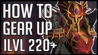 HOW TO GET ILVL 220+ - Everything You Can Do For GEAR In Shadowlands