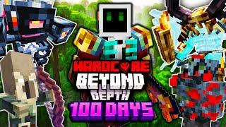 I Survived 100 Days in BEYOND DEPTH in HARDCORE Minecraft!