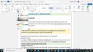 Removing 'Expand and Collapse' from a Word Document (4 minutes)