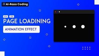 Website Preloader Animation HTML & CSS Al Raza Coding