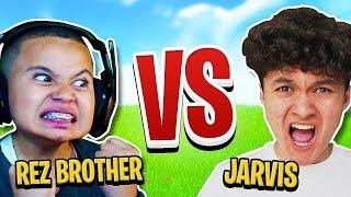 MindofRez's Little Brother Vs My Little Brother Jarvis (Fortnite 1v1)