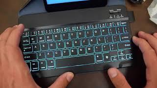 The best RGB backlit bluetooth keyboard from Nulaxy!