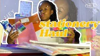 School Stationary Haul 2025 || South African YouTuber