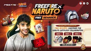 NARUTO FREE REWARDS  Garena Free Fire