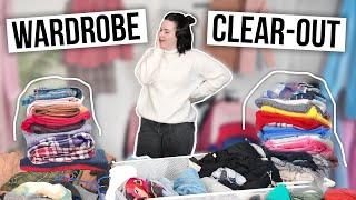 huge WARDROBE DECLUTTER + satisfying organisation!