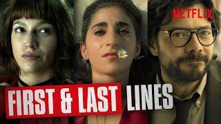 Money Heist - The First and Last Lines From Every Major Character | La Casa de Papel | Netflix