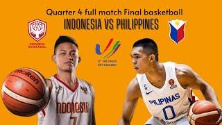 Q4 Full Gold Medal Sea Games Vietnam 2021 Indonesia vs Filipina