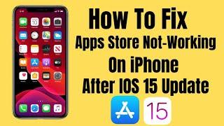 Fix Cannot Connect To App Store Error On iPhone After iOS 15 UpDate - How To Fix AppStore NotWorking