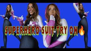 SUPERHERO SUIT TRY ON