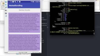 Quick Bites : How to scroll NestedScrollView using calabash-android