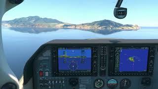 Cessna CT182T Skylane - St. Johns to Montserrat - MS Flight Sim