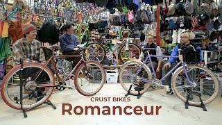 CRUST BIKES romanceur 3人それぞれの組み方