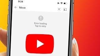 How to fix you tube error on iPhone 6 6s & 7 7s plus  | You tube error loading tap to retry on iPad