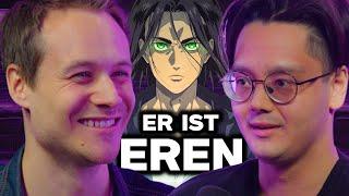 Max Felder darüber wie es ist Eren Jäger zu sprechen