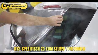 CFC AutoGlasFolie - kfz-spezifisch 2D zum selber vorformen