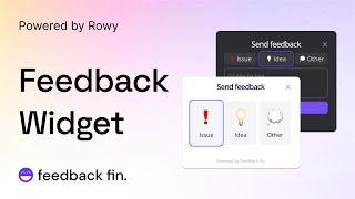 Feedback Fin  - An open-source widget to collect feedback on any website