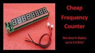 Cheap Frequency Counter from eBay