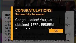 FFPL New Redeem Code today | Free fire Redeem code | Free fire pro league redeem code