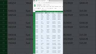 Save time by deleting all blank rows at once with this Google Sheets trick! #sheets #shorts