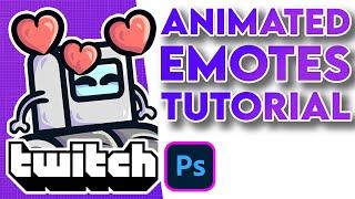  🟣 Make Twitch Animated Emotes gif In Photoshop!