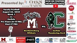 Varsity Football vs. Carlisle - Presented by 11 Oaks Farms in Newville - (August 23, 2024)