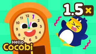 Faster! Hickory Dickory Dock | Speed Up | Nursery Rhymes & Kids Songs | Hello Cocobi