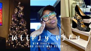 NEW SHOES HAUL | DECORATING MY CHRISTMAS TREE | NEW HOME DECOR | WEEKLY VLOG