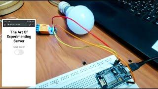 Build a ESP8266 Web server | Relay Control