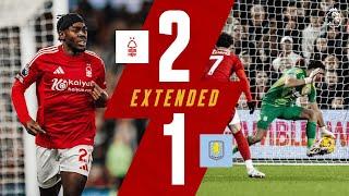 93rd Minute Goal & INCREDIBLE Martínez Save!  | Forest 2-1 Aston Villa | Extended Highlights