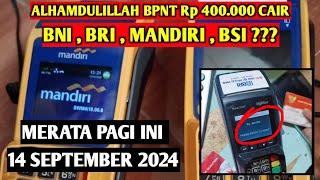 BPNT CAIR PAGI INI 14 SEPTEMBER 2024 BISA DICEK BAGI KPM KATEGORI INI