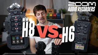 NEW Zoom H8 vs Zoom H6 | Audio Recorders