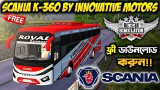 Release SCANIA K360 Innovative Motors Mod Bussid || New Scania Bus Mod 2023 bus simulator Indonesia