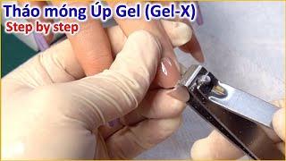 Cách Tháo và Gắn móng Úp Sơn Gel và Vẽ lửa | Jade Nailsjobs