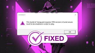 Fix VAN9001 Valorant Windows 11 || Fix This Build of Vanguard is Out of Compliance Valorant Error