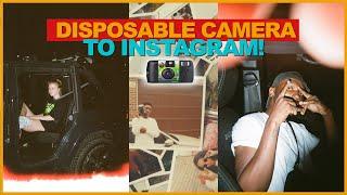 How to get DISPOSABLE PICTURES onto your PHONE & INSTAGRAM! (like David Dobrik @davidsdisposable)
