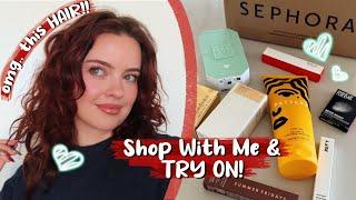 Shop With Me at Sephora & TRY ON! omg.. these results | Julia Adams