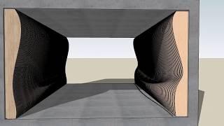 SketchUp Tutorial : parametric wall