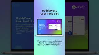 BuddyPress User Todo List | BuddyPress Member Tasks | Wbcom Designs