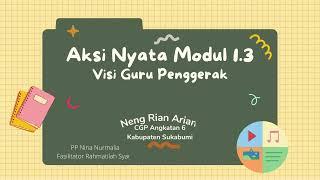 Aksi Nyata Modul 1 3 Visi Guru Penggerak