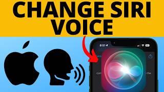 How to Change Siri's Voice on iPhone - 2024