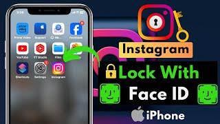 How To Lock Instagram App With Face ID on iPhone | Face ID Lock on Instagram