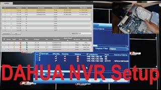 Dahua NVR setup - step by step