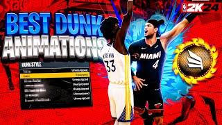 Best Dunks + Layup Package For ALL Builds in NBA 2K24 • Best Slasher Animations to Dunk More in 2K24