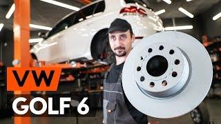 Wie VW GOLF 6 (5K1) Bremsscheiben hinten wechseln  – Problemlösung [TUTORIAL AUTODOC]