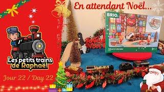 Day 22 Unboxing Advent Calendar Brio Train World Christmas 2022 Calendrier Noël Red Barrier