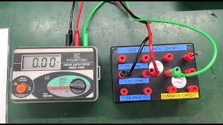 Kyoritsu 4105A Earth Resistance Tester Repair and Calibration by Dynamics Circuit (S) Pte. Ltd.