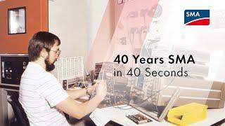 40 years SMA history in 40 seconds